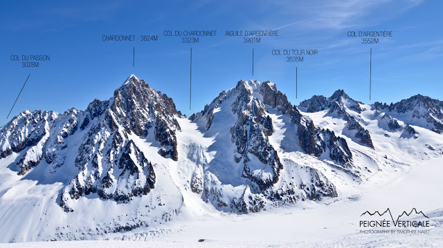 Col d’Argentière (3552m), par le glacier du Tour Noir