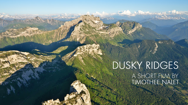 [Vidéo] Dusky ridges (survol des Bauges en ULM au crépuscule)